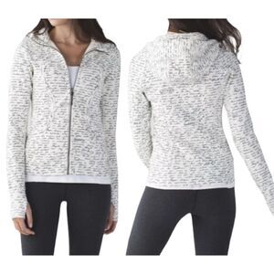 Lululemon manifesto manuscript hoodie scuba black Sz S/4